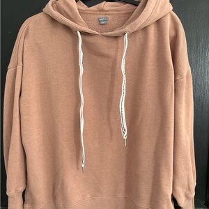 Womens Tan Hoodie Sweater